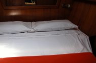 sailing holidays, charter in mediterranean sea : the queen size bed cabin ...